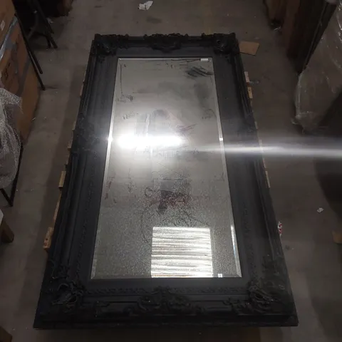 DESIGNER VALOIS LEANER MIRROR - BLACK