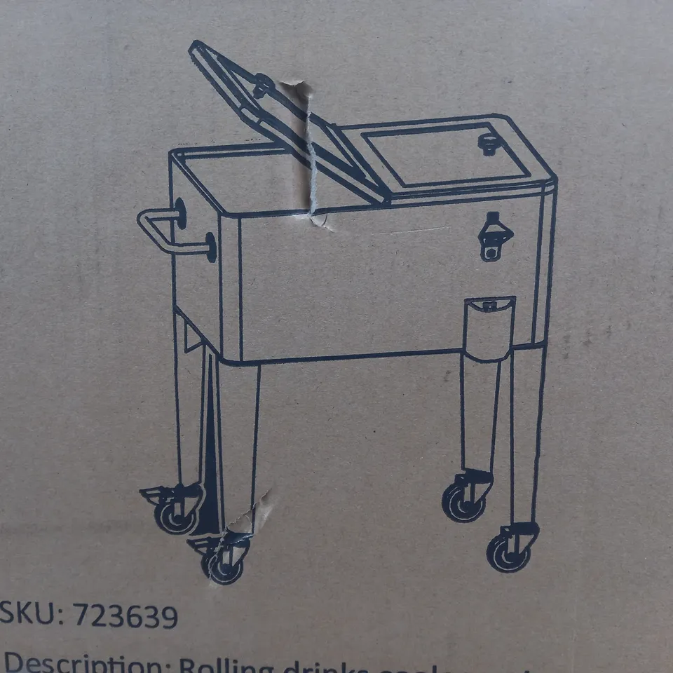 INNOVATORS ROLLING DRINKS COOLER CART