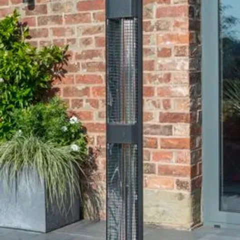 BOXED KALOS IBIZA FLOOR STANDING ELECTRIC HEATER WITH LED & SPEAKER (1500/1500/3000W) (1 BOX)