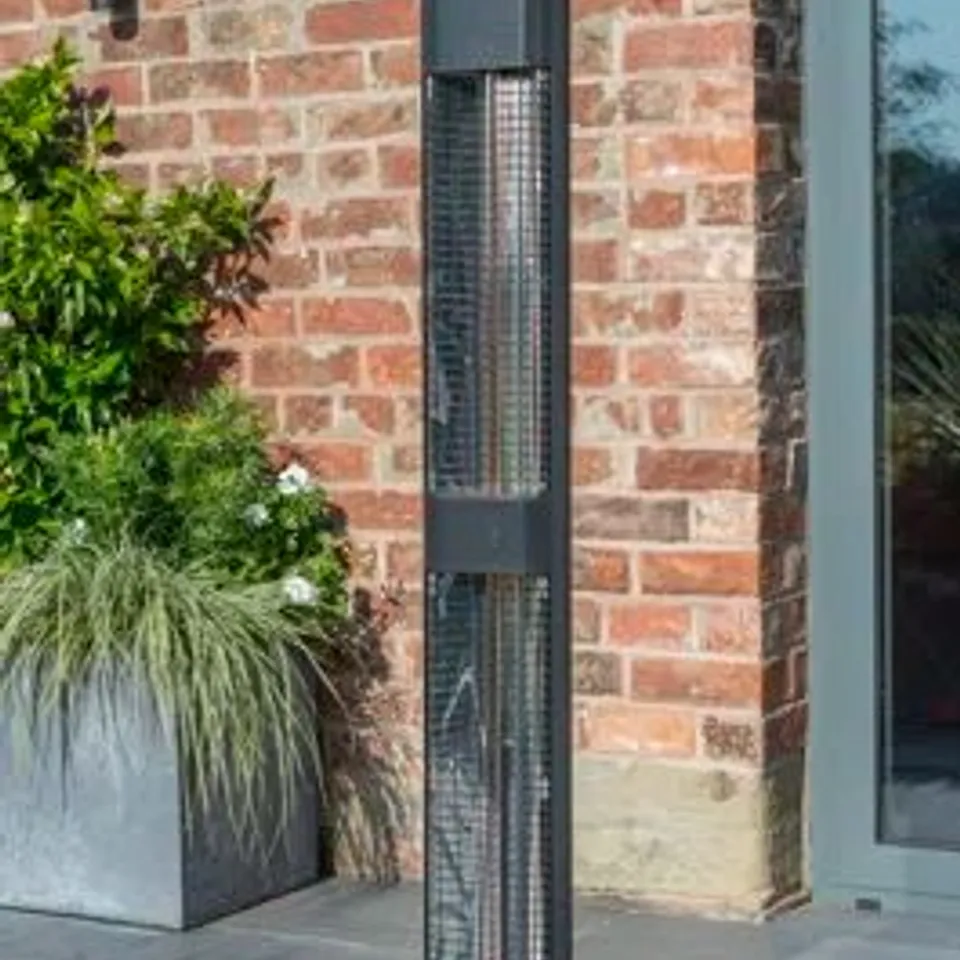 BOXED KALOS IBIZA FLOOR STANDING ELECTRIC HEATER WITH LED & SPEAKER (1500/1500/3000W) (1 BOX)