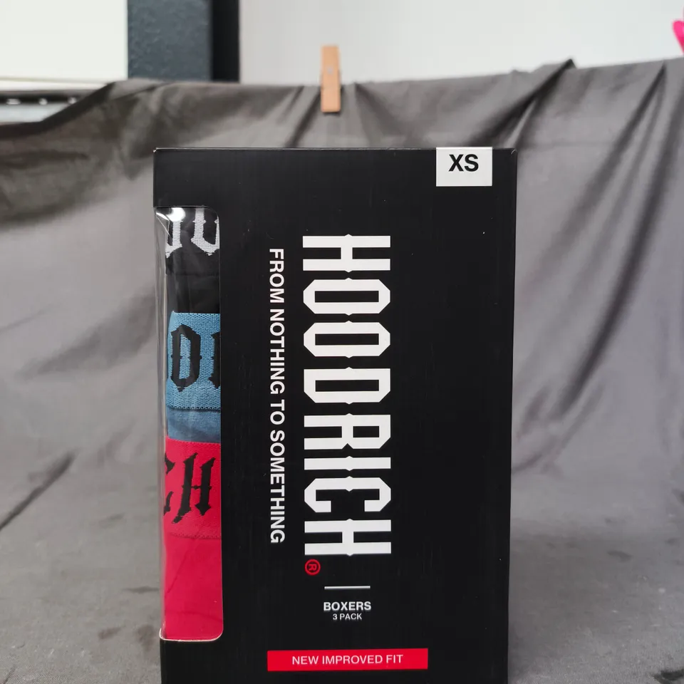 HOODRICH MEN'S BOXERS 3 PACK – XS 