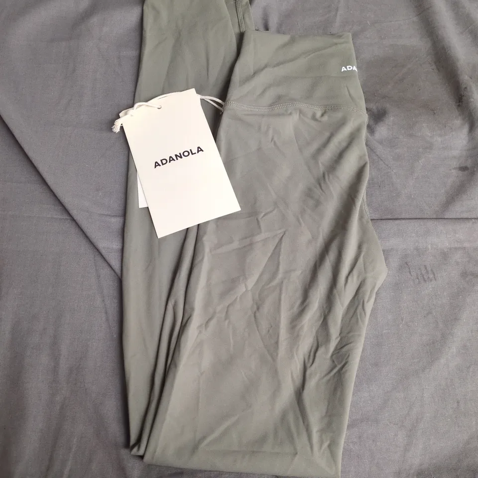 ADANOLA ULTIMATE LEGGINGS - OLIVE GREEN - XS TALL