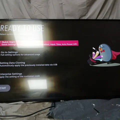 LG 49SM5KE-B 49-INCH PROFESSIONAL SIGNAGE DISPLAY BOXED. NO POWER SUPPLY OR ACCESSORIES.