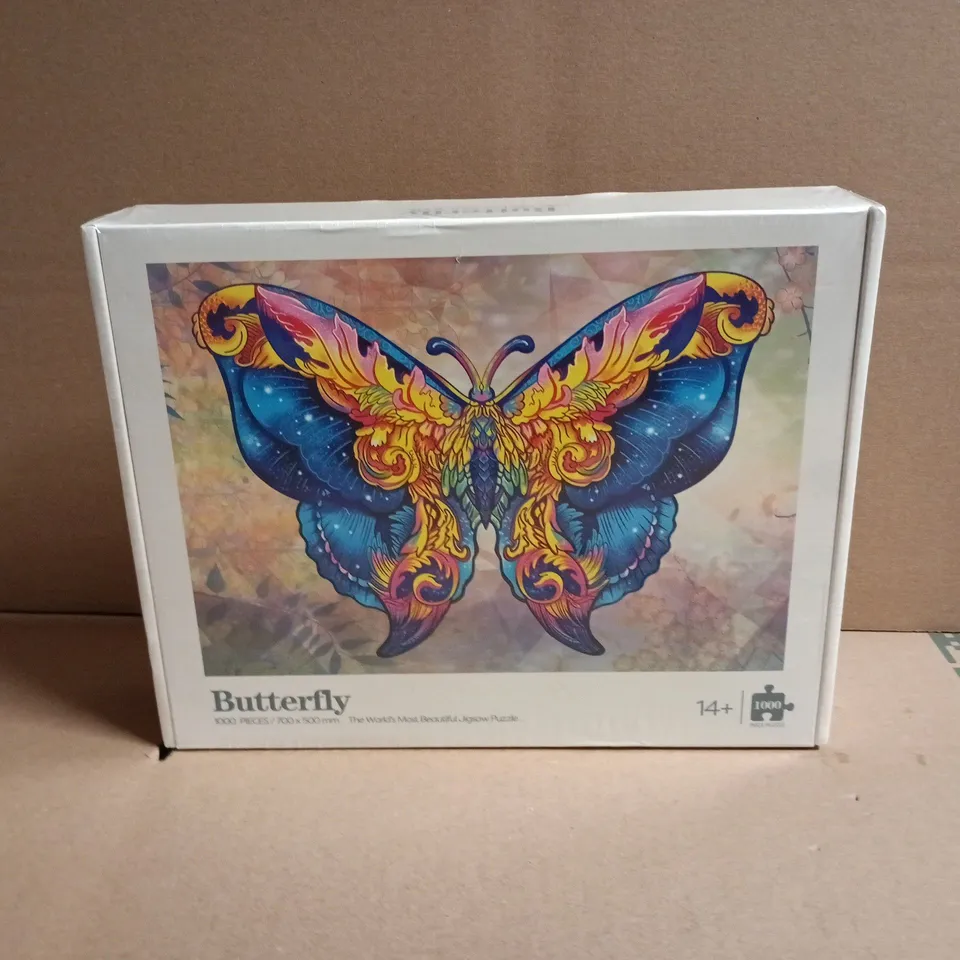 SEALED BUTTERFLY 1000-PIECE JIGSAW PUZZLE