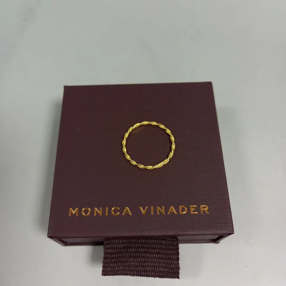 MONICA VINADER CORDA SKINNY RING