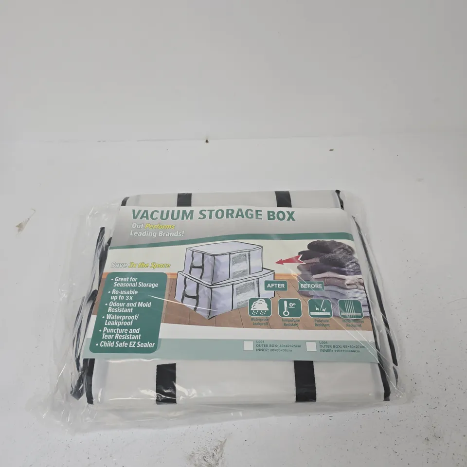 BOX OF 8 VACUUM STORAGE BOXES (2 PER PACK)
