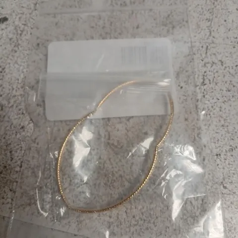 OUTLET GOLD 9CT ITALIAN GOLD TEXTURED BANGLE 1.1G 