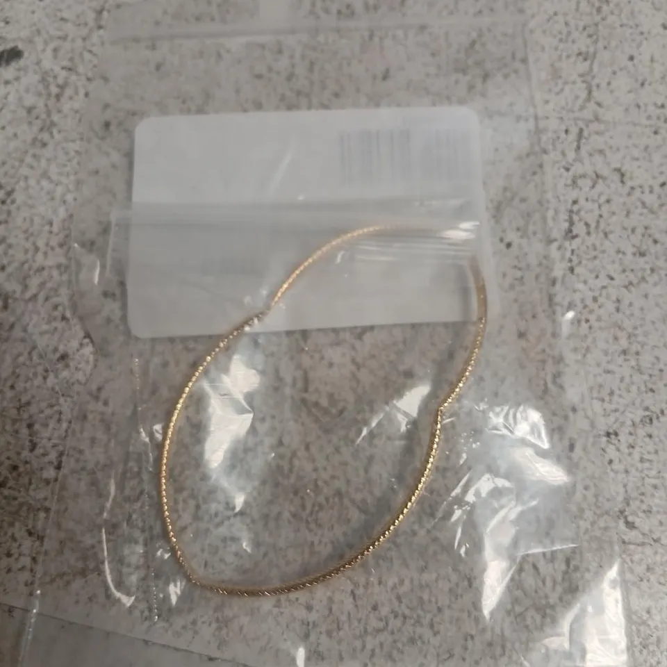 OUTLET GOLD 9CT ITALIAN GOLD TEXTURED BANGLE 1.1G 