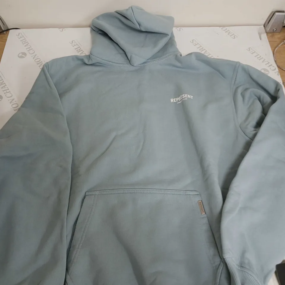 REPRESENT OWNERS CLUB HOODIE  N LIGHT BLUE - S