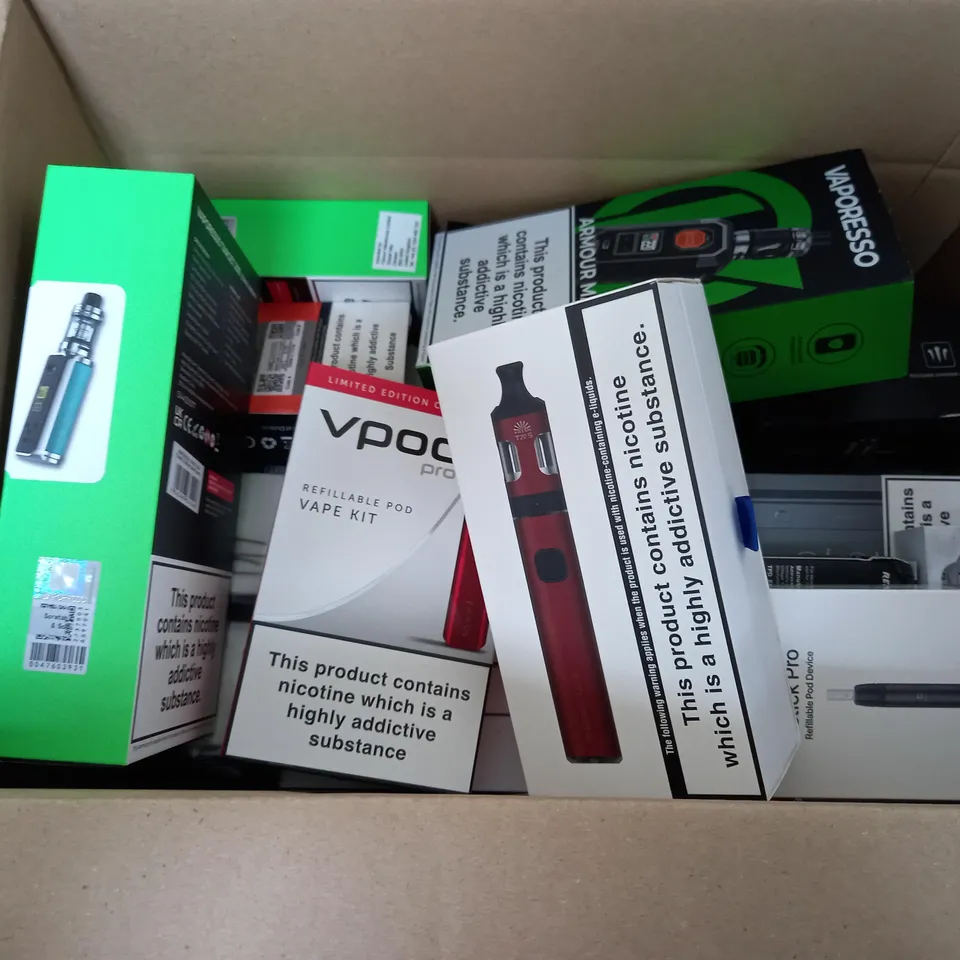 APPROXIMATELY 20 VAPES & E-CIGARETTES TO INCLUDE - VPOD PRO - INNOKIN ENDURA T20 S - VAPORESSO TARGET 200, ECT