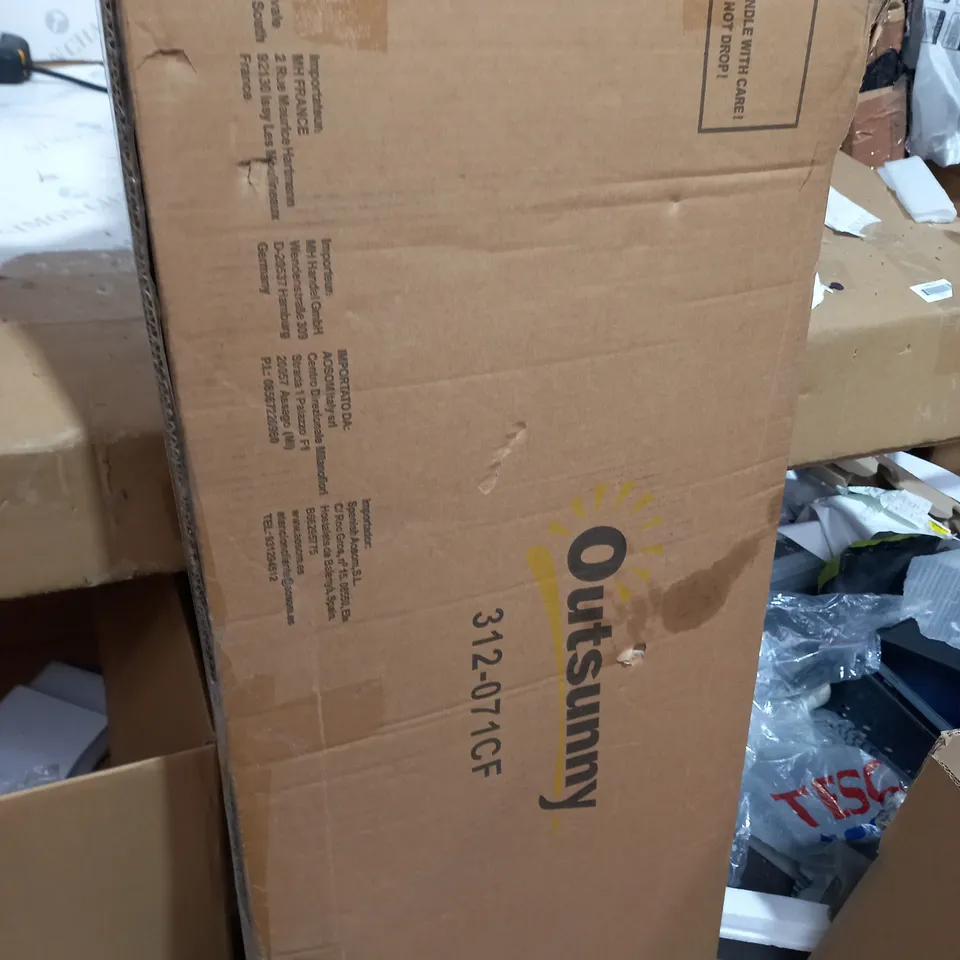 BOXED OUTSUNNY TWO-SEAT KIDS CANOPY SWING