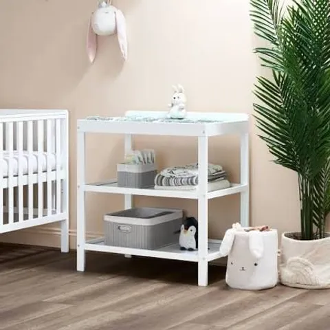 BOXED OBABY OPEN CHANGING UNIT - WHITE (1 BOX)