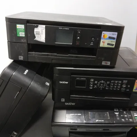 SET OF 4 ASSORTED PRINTERS TO INCLUDE - BROTHER DCP-J7720W, BROTHER MFC-J4800W ETC