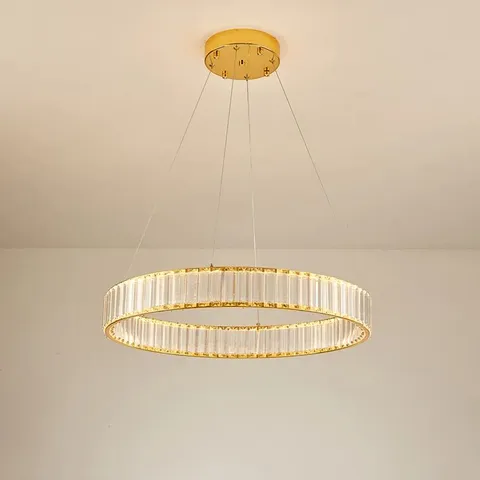 BOXED CATORIA 1 LIGHT CRYSTAL TIERED LIGHT FITTING