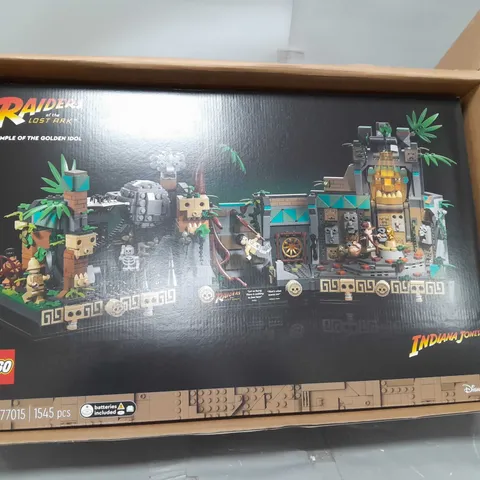 BOXED LEGO INDIANA JONES SET 77015 TEMPLE OF THE GOLDEN IDOL