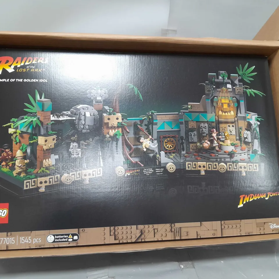 BOXED LEGO INDIANA JONES SET 77015 TEMPLE OF THE GOLDEN IDOL RRP £119.99