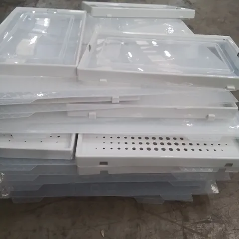 12 PAIR STACKABLE SHOE STORAGE BOX - WHITE (1 BOX)