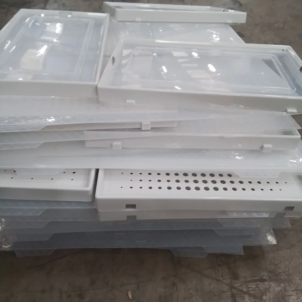 12 PAIR STACKABLE SHOE STORAGE BOX - WHITE (1 BOX)