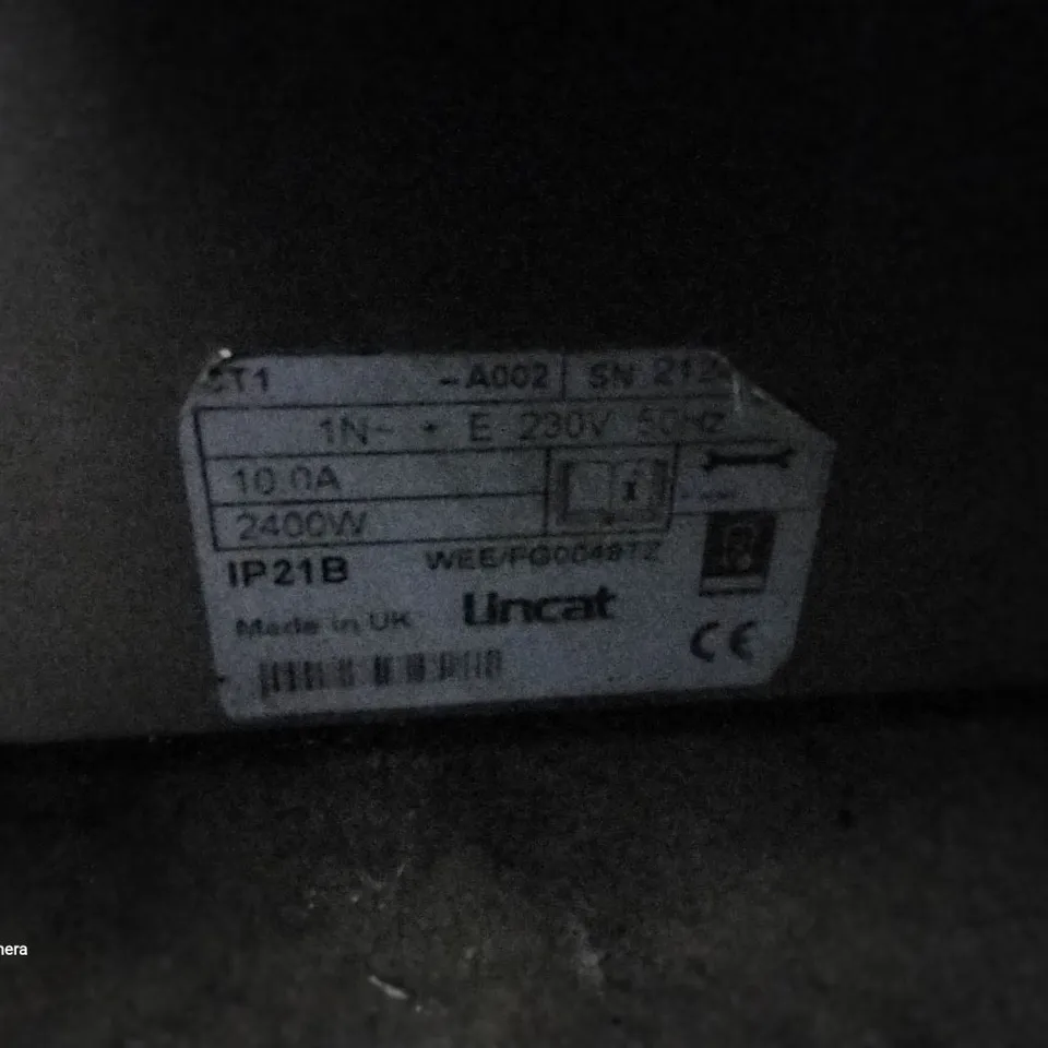 LINCAT DOUBLE SMOOTH PANINI CONTACT GRILL