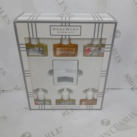 HOMEWORX PLUG-IN DIFFUSER AND REFILLABLE GIFT SET