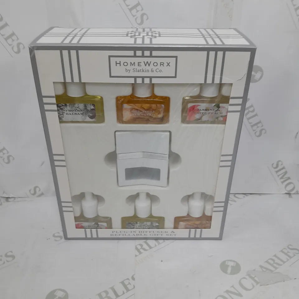 HOMEWORX PLUG-IN DIFFUSER AND REFILLABLE GIFT SET 