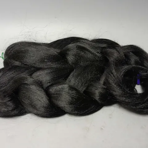 UNBOXED KINK STRAIGHT BRAIDING HAIR IN BLACK