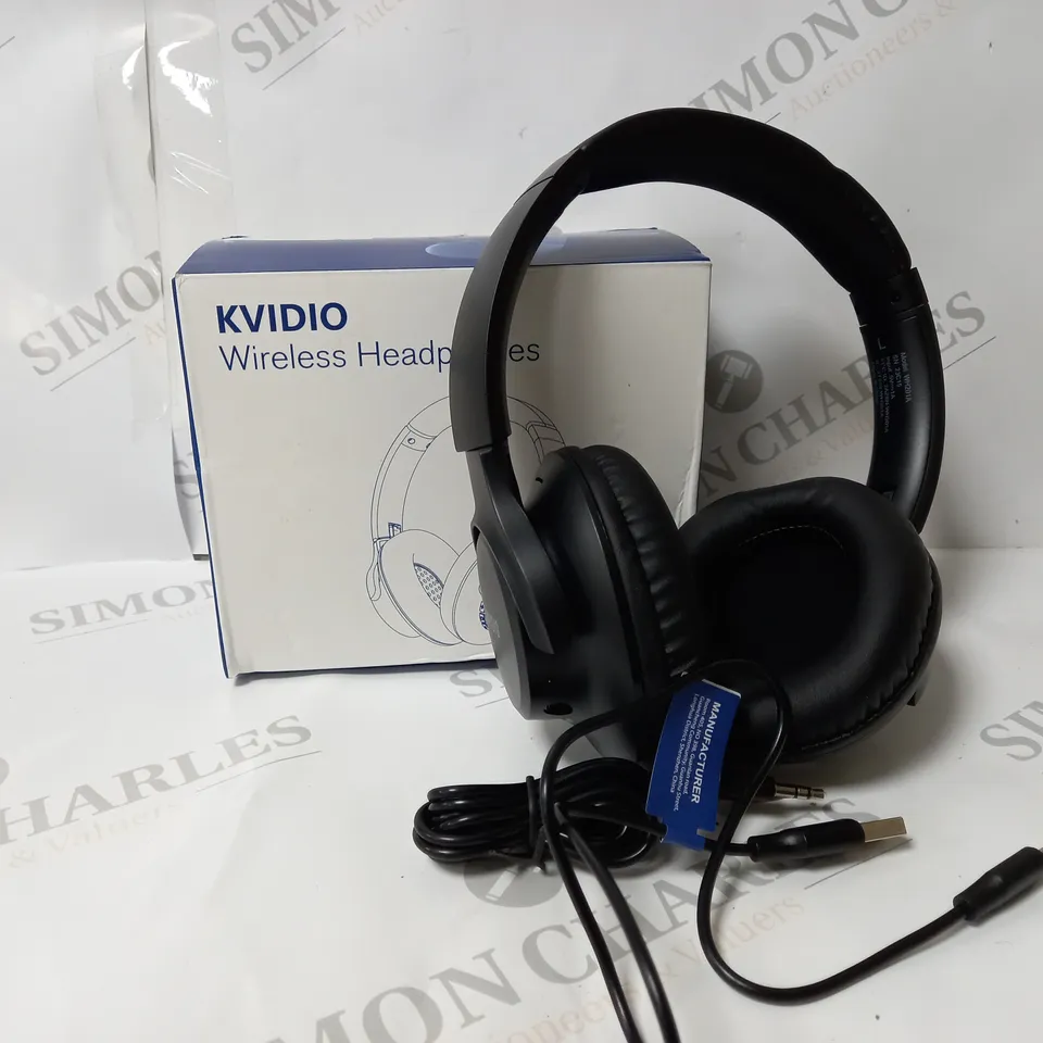 BOXED KVIDIO WH201A WIRELESS HEADPHONES 