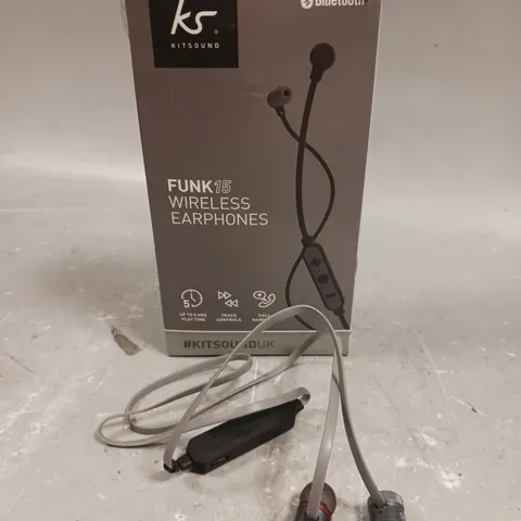 BOXED KITSOUND FUNK 15 WIRELESS EARPHONES