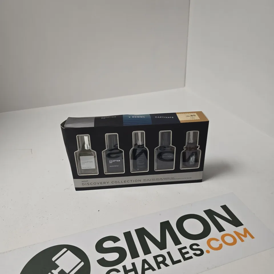 NEXT FRAGRANCE DISCOVERY COLLECTION - SET OF 5 MINIATURE PERFUME BOTTLES