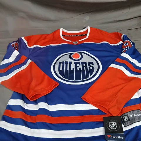 EDMONTON OILERS FANATICS HOME BREAKAWAY JERSEY - MENS SIZE XL