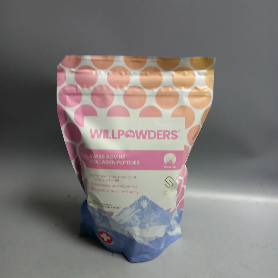 WILL POWDERS SWISS BOVINE COLLAGEN PEPTIDES FOOD SUPPLEMENT 400G