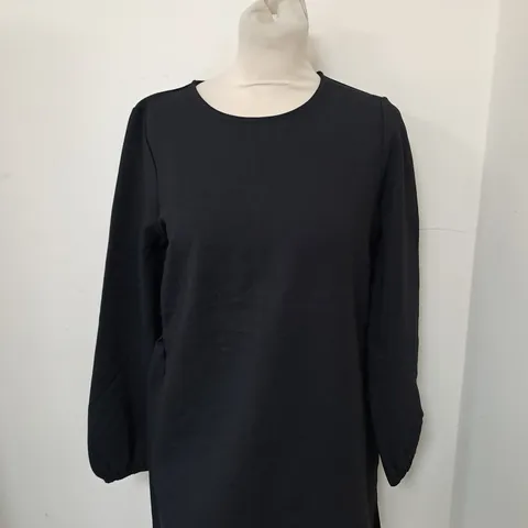 BODEN JERSEY SHIFT DRESS IN BLACK SIZE 10R