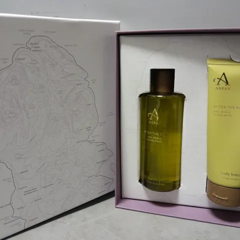 BOXED ARRAN AFTER THE RAIN BODY CARE GIFT SET