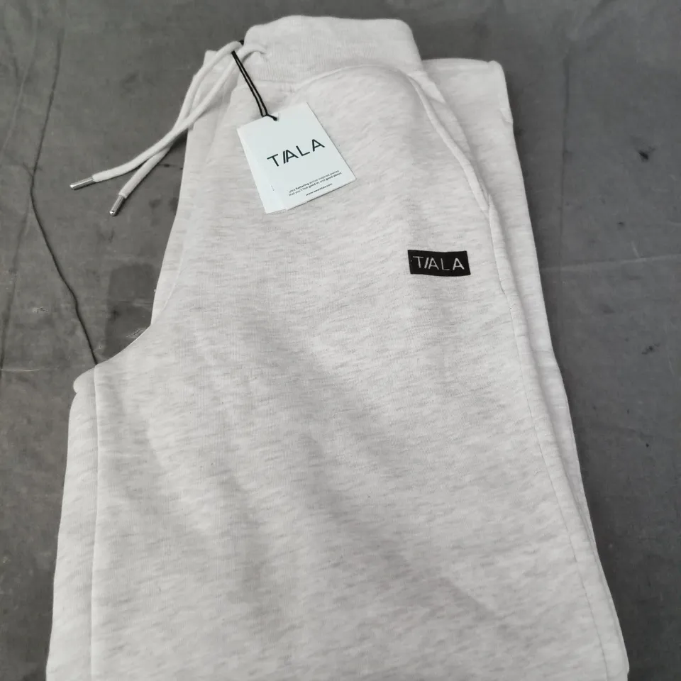 TALA WIDE LEG JOGGER – OAT MARL – UK XS