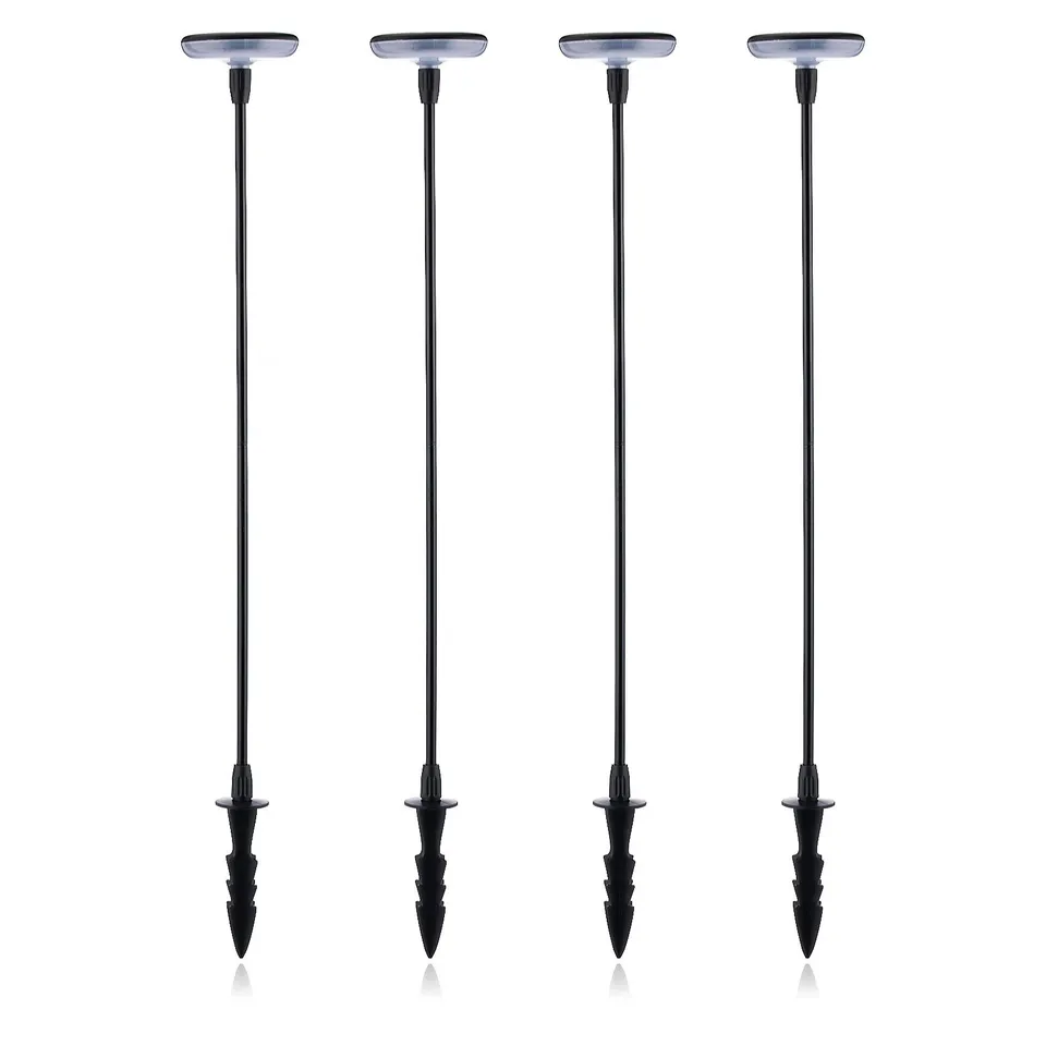 GRUMPY GARDENER SET OF 4 SWAY SOLAR LIGHTS