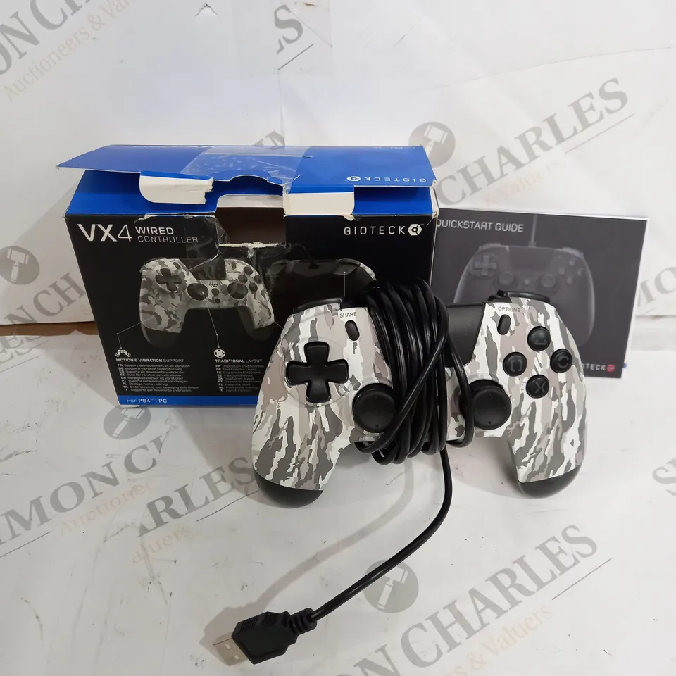 VX4 PS4 WIRED CONTROLLER IN CAMO PRINT