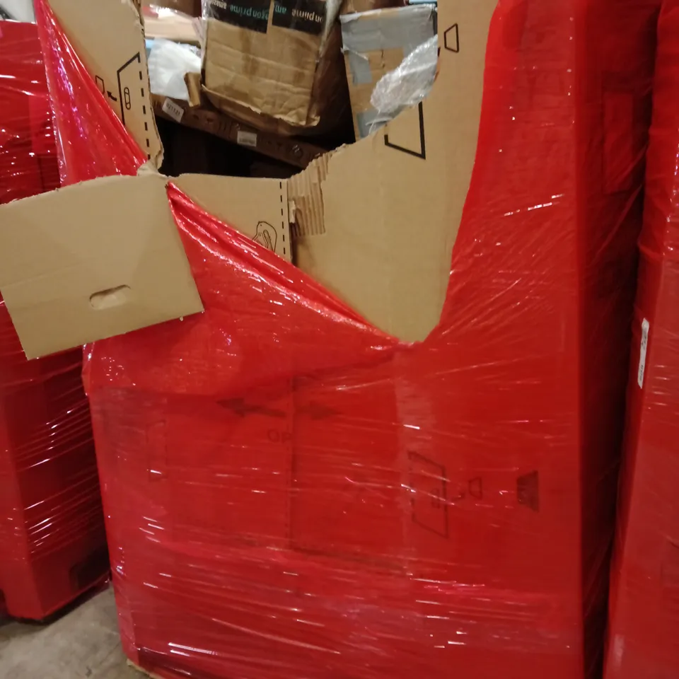 PALLET OF ASSORTED HOUSEHOLD GOODS AND PRODUCTS TO INCLUDE; CEILING LIGHT,CHAIR, PHOTO FRAME
