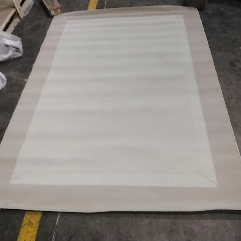 FLATWEAVE IVORY RUG 160X230CM