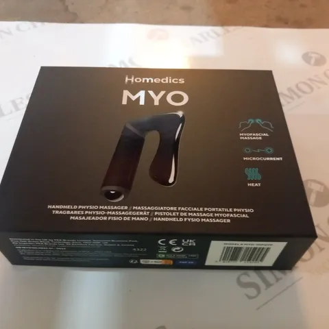 BOXED HOMEDICS MYO HANDHELD PHYSIO MASSAGER 