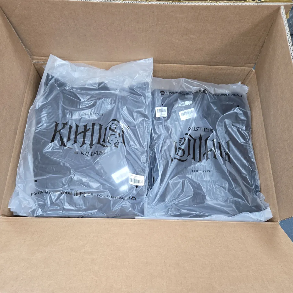 LOT OF APPROXIMATELY 22 BRAND NEW BAGGED KILLSTAR ITEMS TO INCLUDE SHADOW EMPRESS KNIT TOPS AND NYMERIA CARDIGAN - VARIOUS SIZES