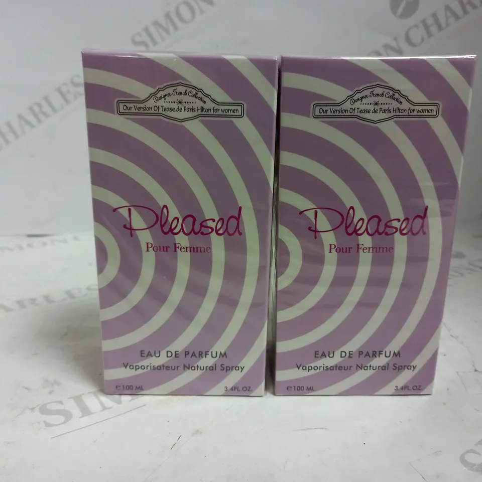 LOT OF 10 DFC PLEASED EDP 100ML