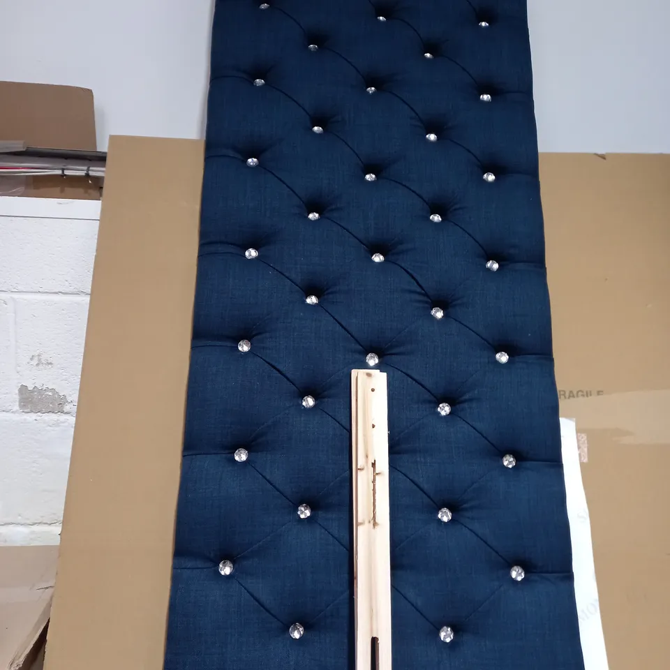DESIGNER NAVY BLUE BACKBOARD WITH JEWL EFFECT 