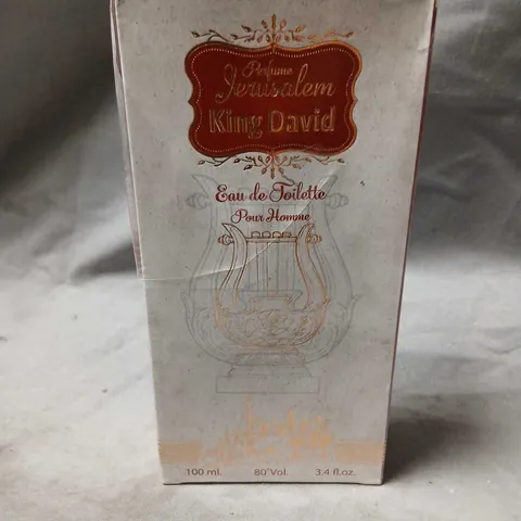 BOXED PERFUME JERUSALEM KING DAVID EAU DE TOILETTE POUR HOMME 100ML