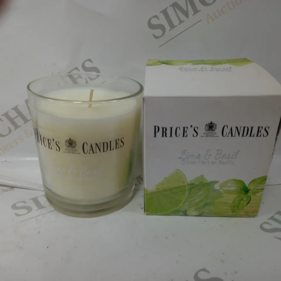 BOXED PRICES CANDLES LIME & BAZIL