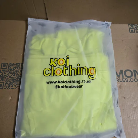 KOI HOODIE – PICKLED SLIME OVERSIZED HOODIE, SIZE S - APPROX 10