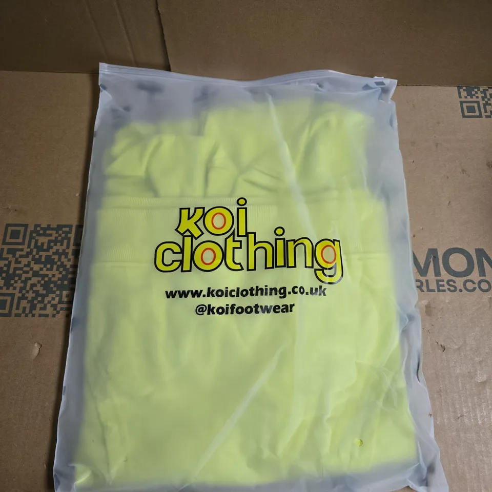 KOI HOODIE – PICKLED SLIME OVERSIZED HOODIE, SIZE S - APPROX 10