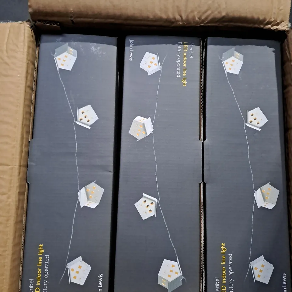 BOX OF ASSORTED LED INDOOR LINE LIGHTS