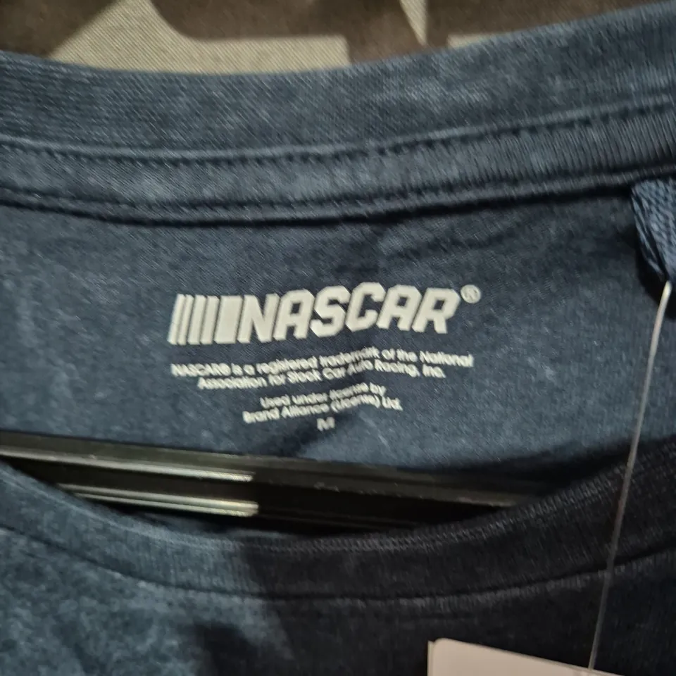 NASCAR MEN'S T-SHIRT – DARK BLUE, 100% COTTON, SIZE M