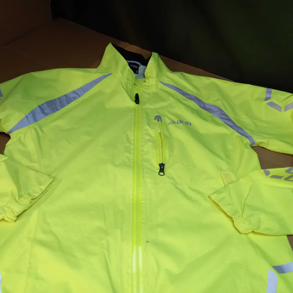 DHB HI-VIS WOMENS CYCLE JACKET -SIZE 12