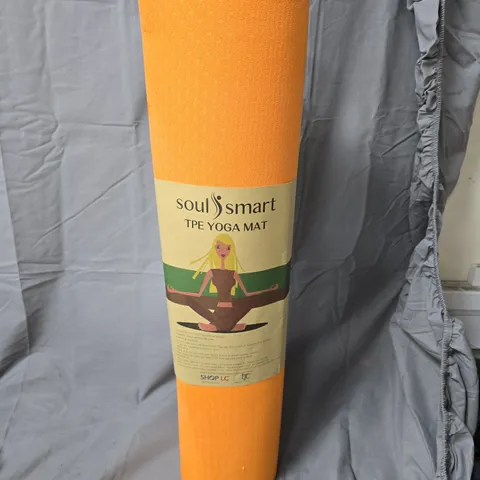 SOUL SMART TPE YOGA MAT – ORANGE